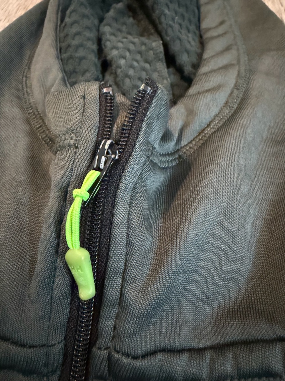 Helly Hansen Men's Hooded Jacket - Dark Green light Fleece - Breckenridge Brande - Picture 4 of 8